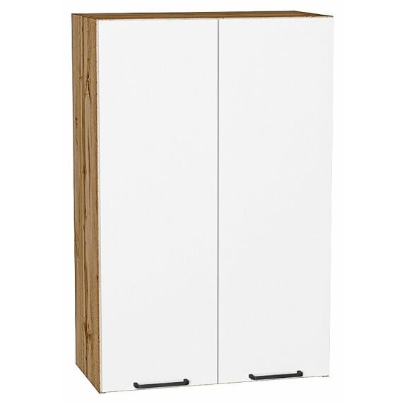 Шкаф верхний с 2-мя дверцами Флэт White In 2S/Дуб Вотан 920*600*318