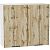 Шкаф верхний с 2-мя дверцами Флэт Wotan Oak 2S/Белый 716*800*318