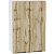 Шкаф верхний с 2-мя дверцами Флэт Wotan Oak 2S/Белый 920*600*318