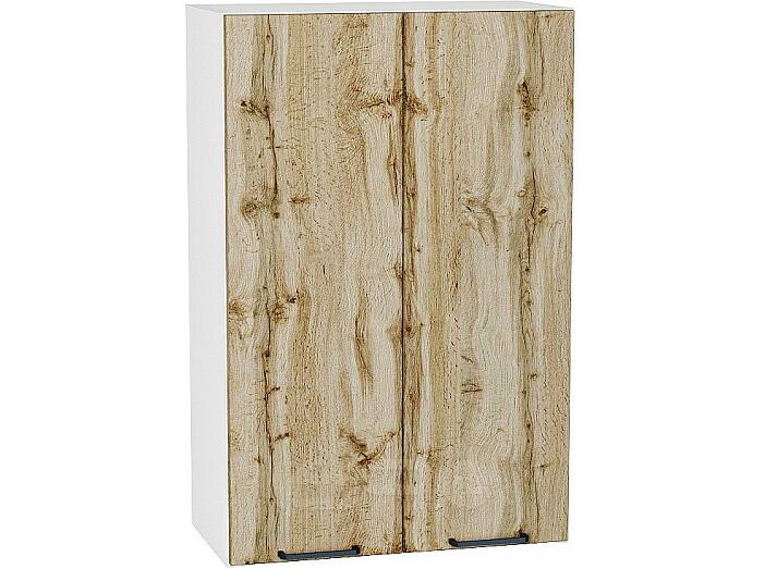 Шкаф верхний с 2-мя дверцами Флэт Wotan Oak 2S/Белый 920*600*318