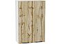 Шкаф верхний с 2-мя дверцами Флэт Wotan Oak 2S/Белый 920*600*318