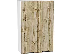 Шкаф верхний с 2-мя дверцами Флэт Wotan Oak 2S/Белый 920*600*318