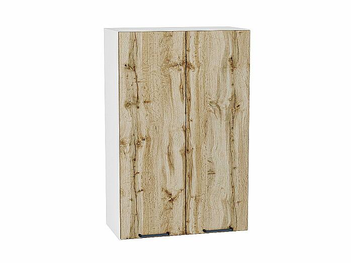 Шкаф верхний с 2-мя дверцами Флэт Wotan Oak 2S/Белый 920*600*318