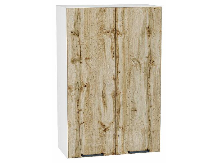 Шкаф верхний с 2-мя дверцами Флэт Wotan Oak 2S/Белый 920*600*318