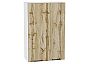 Шкаф верхний с 2-мя дверцами Флэт Wotan Oak 2S/Белый 920*600*318