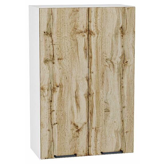 Шкаф верхний с 2-мя дверцами Флэт Wotan Oak 2S/Белый 920*600*318