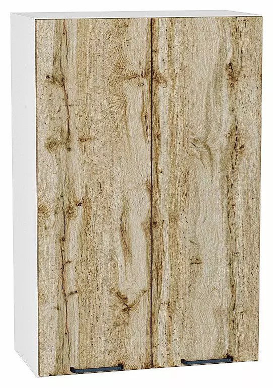 Шкаф верхний с 2-мя дверцами Флэт Wotan Oak 2S/Белый 920*600*318