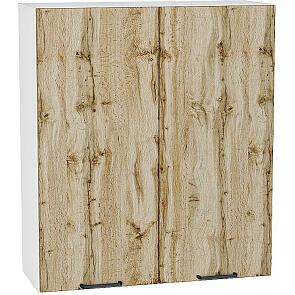 Шкаф верхний с 2-мя дверцами Флэт Wotan Oak 2S/Белый 920*800*318