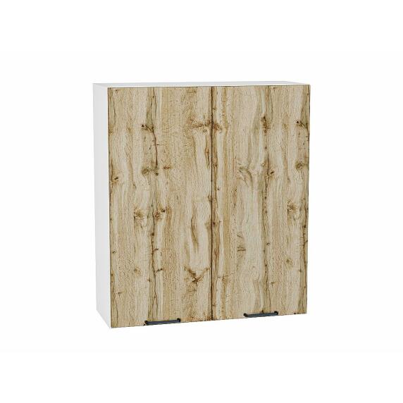 Шкаф верхний с 2-мя дверцами Флэт Wotan Oak 2S/Белый 920*800*318