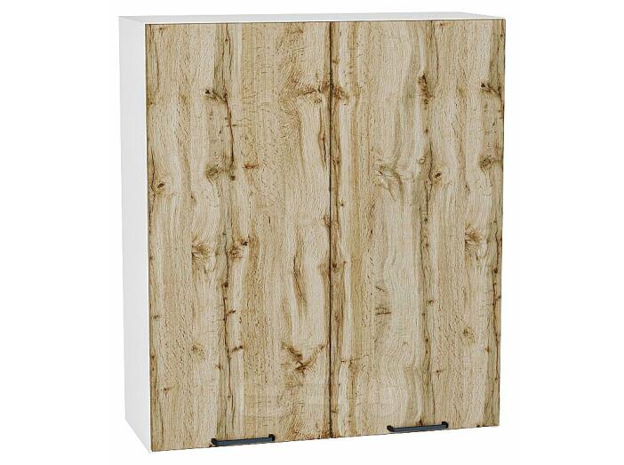 Шкаф верхний с 2-мя дверцами Флэт Wotan Oak 2S/Белый 920*800*318