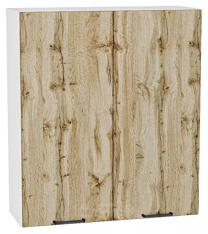 Шкаф верхний с 2-мя дверцами Флэт Wotan Oak 2S/Белый 920*800*318
