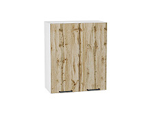 Шкаф верхний с 2-мя дверцами Флэт Wotan Oak 2S Белый | 60 см
