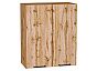 Шкаф верхний с 2-мя дверцами Флэт Wotan Oak 2S/Дуб Вотан 716*600*318