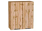 Шкаф верхний с 2-мя дверцами Флэт Wotan Oak 2S/Дуб Вотан 716*600*318