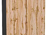 Шкаф верхний с 2-мя дверцами Флэт Wotan Oak 2S/Graphite 716*600*318
