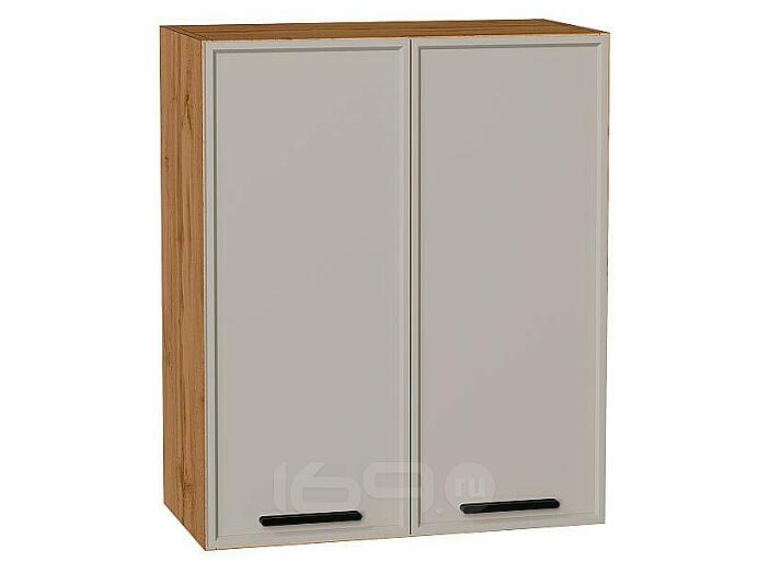 Шкаф верхний с 2-мя дверцами Фрейм Clay Silk/Дуб Вотан 716*600*324
