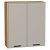 Шкаф верхний с 2-мя дверцами Фрейм Clay Silk/Дуб Вотан 920*800*324