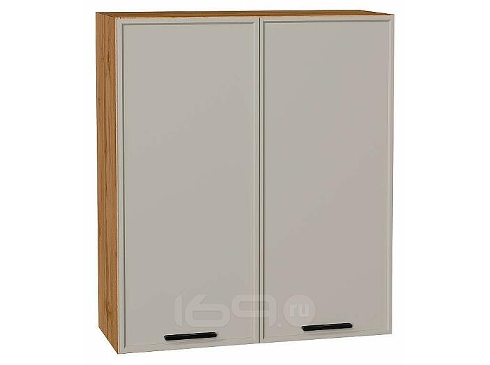 Шкаф верхний с 2-мя дверцами Фрейм Clay Silk/Дуб Вотан 920*800*324