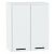 Шкаф верхний с 2-мя дверцами Фрейм White Silk/Белый 716*600*324