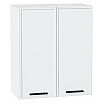 Шкаф верхний с 2-мя дверцами Фрейм White Silk/Белый 716*600*324