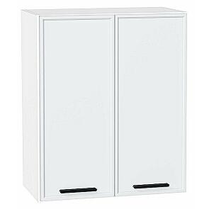 Шкаф верхний с 2-мя дверцами Фрейм White Silk/Белый 716*600*324