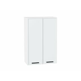 Шкаф верхний с 2-мя дверцами Фрейм White Silk/Белый 920*600*324