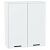Шкаф верхний с 2-мя дверцами Фрейм White Silk/Белый 920*800*324