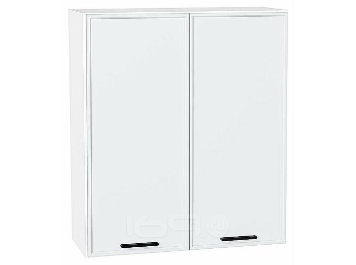 Шкаф верхний с 2-мя дверцами Фрейм White Silk/Белый 920*800*324