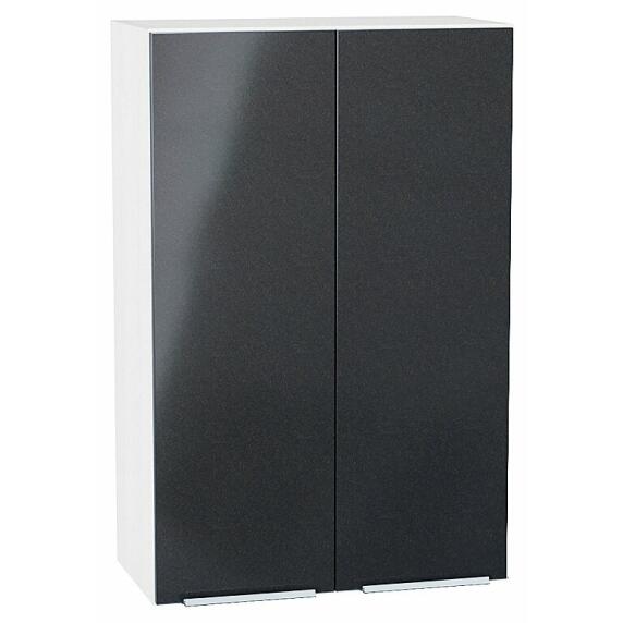 Шкаф верхний с 2-мя дверцами Фьюжн Anthracite Белый 920*600*320