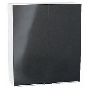 Шкаф верхний с 2-мя дверцами Фьюжн Anthracite Белый 920*800*320