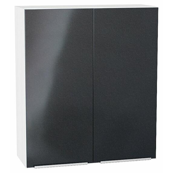 Шкаф верхний с 2-мя дверцами Фьюжн Anthracite Белый 920*800*320