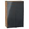 Шкаф верхний с 2-мя дверцами Фьюжн Anthracite Дуб Вотан 920*600*320 Шкаф верхний с 2-мя дверцами Фьюжн Anthracite Дуб Вотан 920*600*320