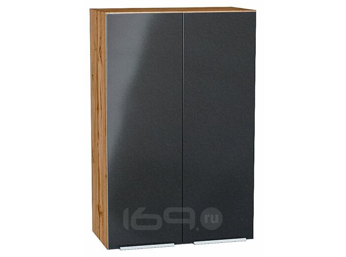 Шкаф верхний с 2-мя дверцами Фьюжн Anthracite Дуб Вотан 920*600*320