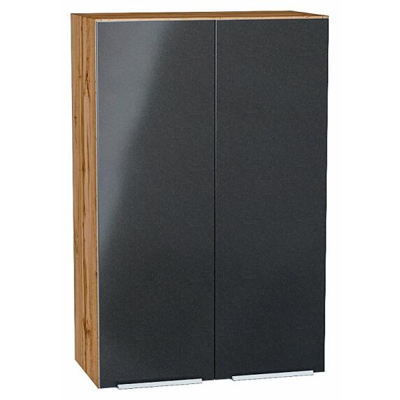 Шкаф верхний с 2-мя дверцами Фьюжн Anthracite Дуб Вотан 920*600*320