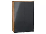 Шкаф верхний с 2-мя дверцами Фьюжн Anthracite Дуб Вотан 920*600*320