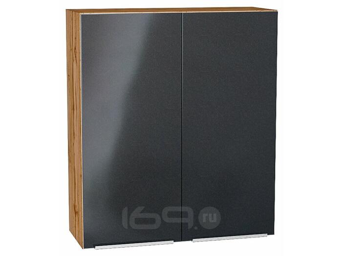 Шкаф верхний с 2-мя дверцами Фьюжн Anthracite Дуб Вотан 920*800*320