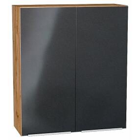 Шкаф верхний с 2-мя дверцами Фьюжн Anthracite Дуб Вотан 920*800*320