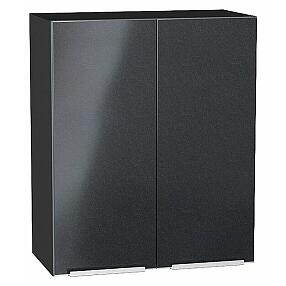Шкаф верхний с 2-мя дверцами Фьюжн Anthracite Graphite 716*600*320