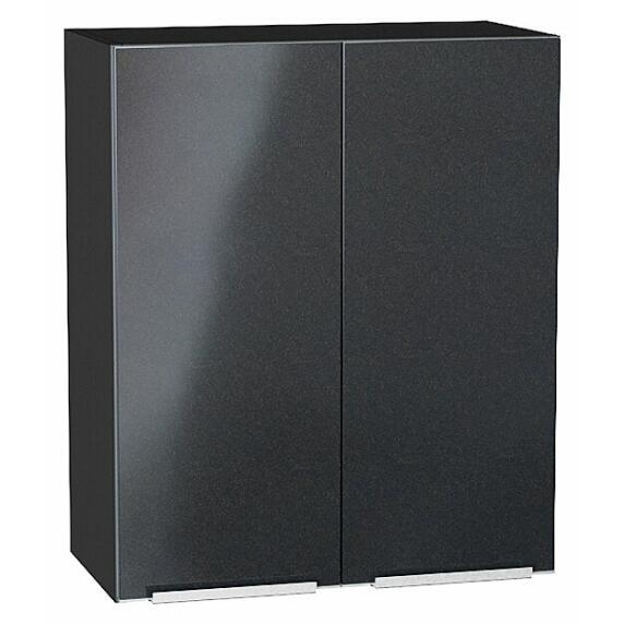 Шкаф верхний с 2-мя дверцами Фьюжн Anthracite Graphite 716*600*320