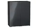 Шкаф верхний с 2-мя дверцами Фьюжн Anthracite Graphite 716*600*320