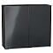 Шкаф верхний с 2-мя дверцами Фьюжн Anthracite Graphite 716*800*320 Шкаф верхний с 2-мя дверцами Фьюжн Anthracite Graphite 716*800*320