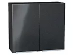 Шкаф верхний с 2-мя дверцами Фьюжн Anthracite Graphite 716*800*320