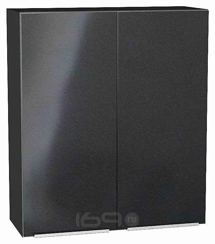 Шкаф верхний с 2-мя дверцами Фьюжн Anthracite Graphite 920*800*320