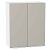 Шкаф верхний с 2-мя дверцами Фьюжн Clay Silk/Белый 716*600*320