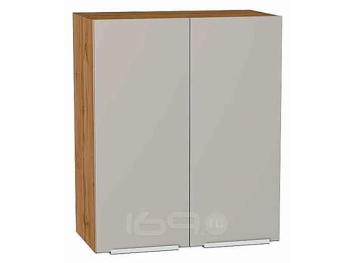 Шкаф верхний с 2-мя дверцами Фьюжн Clay Silk/Дуб Вотан 716*600*320