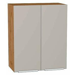 Шкаф верхний с 2-мя дверцами Фьюжн Clay Silk/Дуб Вотан 716*600*320