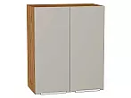 Шкаф верхний с 2-мя дверцами Фьюжн Clay Silk/Дуб Вотан 716*600*320