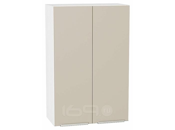 Шкаф верхний с 2-мя дверцами Фьюжн Cream Silk/Белый 920*600*320