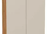 Шкаф верхний с 2-мя дверцами Фьюжн Cream Silk/Дуб Вотан 920*600*320