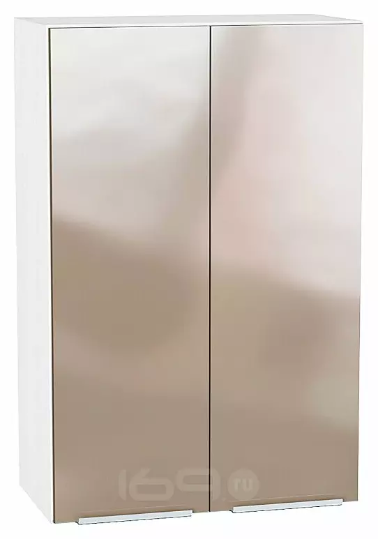 Шкаф верхний с 2-мя дверцами Фьюжн Gallant Белый 920*600*320